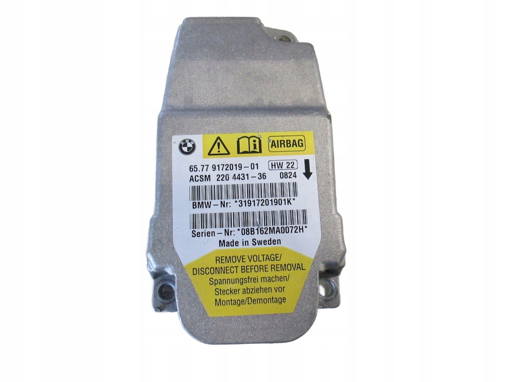 фото №1, Bmw e60 e61 датчик подушек модуль подушка безопасности модуль