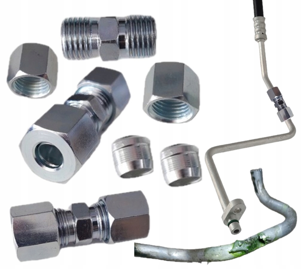 Соединитель соединитель do ремонта трубок трубопровод кондиционера быстросъем fi10mm в Украине