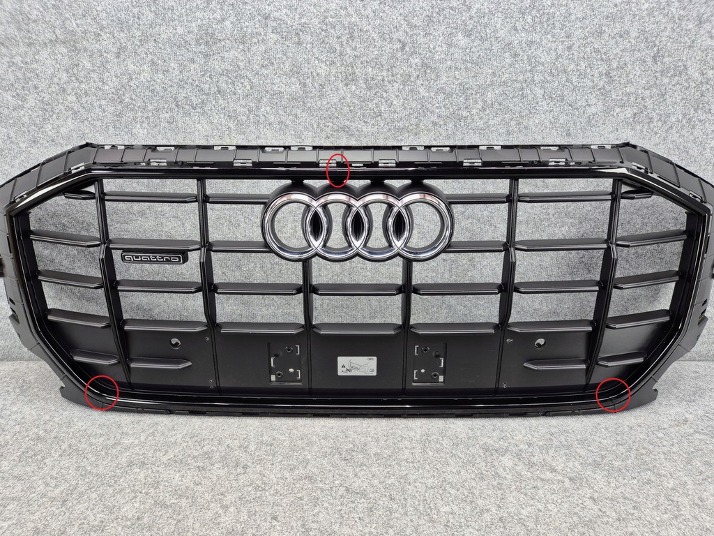 фото №12, Audi q8 4m решётка радиатора радиатора решётка радиатора оригинальный номер 4m8853651 4m8853651a 4m8853651c black