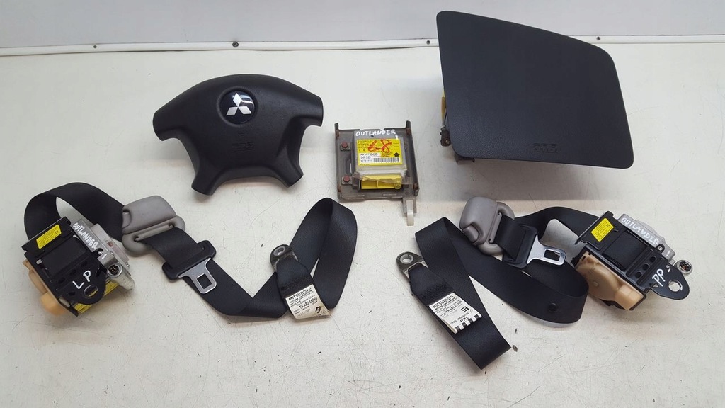 фото №1, Подушки безопасности air bag ремни датчик outlander i