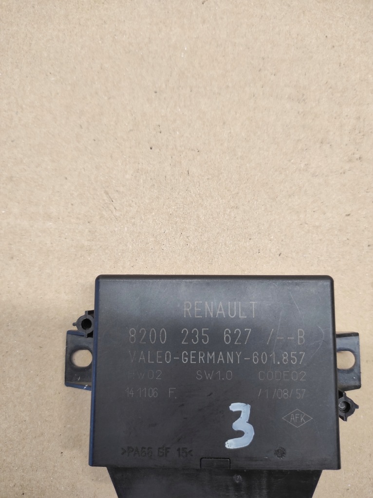 фото №4, Модуль блок керування pdc renault scenic ii laguna ii espace iv 8200235627