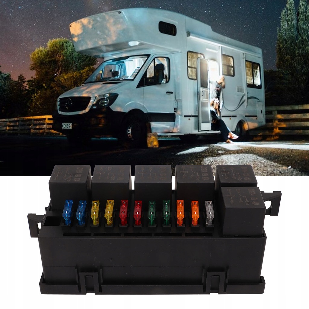 Набір skrzynek przekaźnikowych запобіжників 12v Доставка