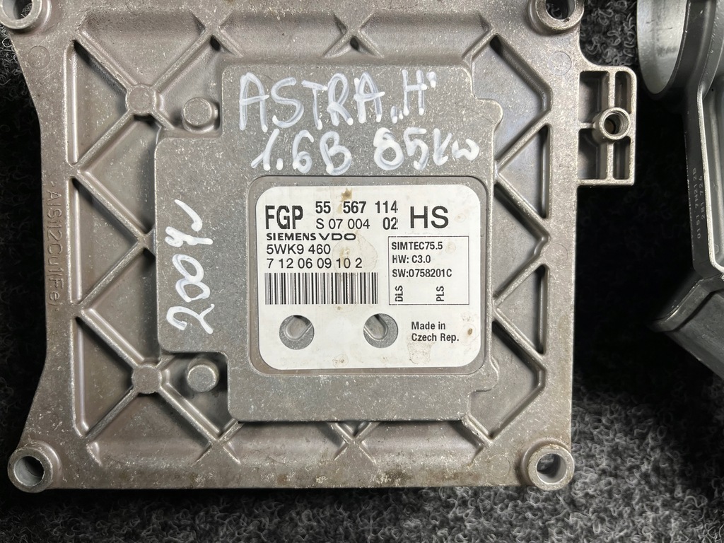 фото №7, Opel astra h iii 1.6 z16xer набір стартовий do запуск 55567114