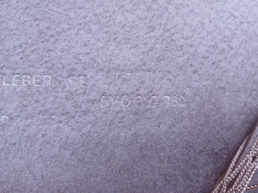 фото №7, Полка багажника vw golf 5 plus nr. 5m0867769