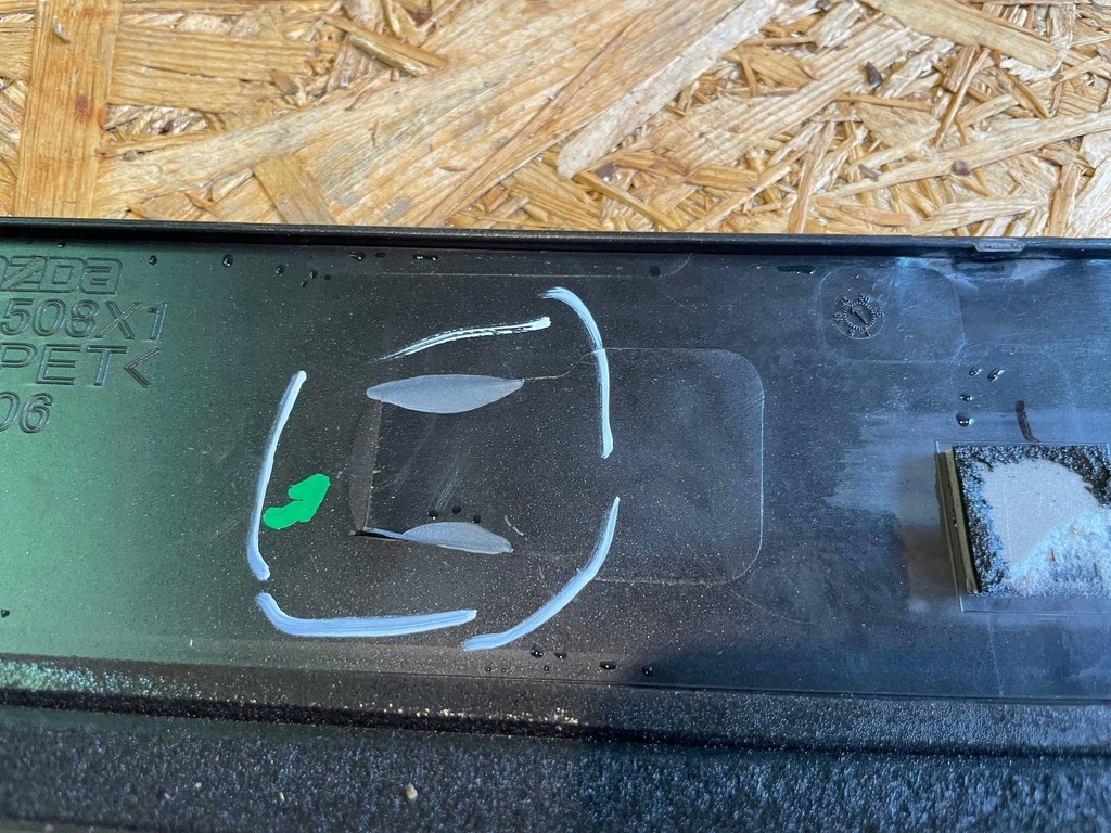 фото №9, Mazda mx5 mx-5 iv 4 nd 15- молдинг защита стойка стекло перед передней góra