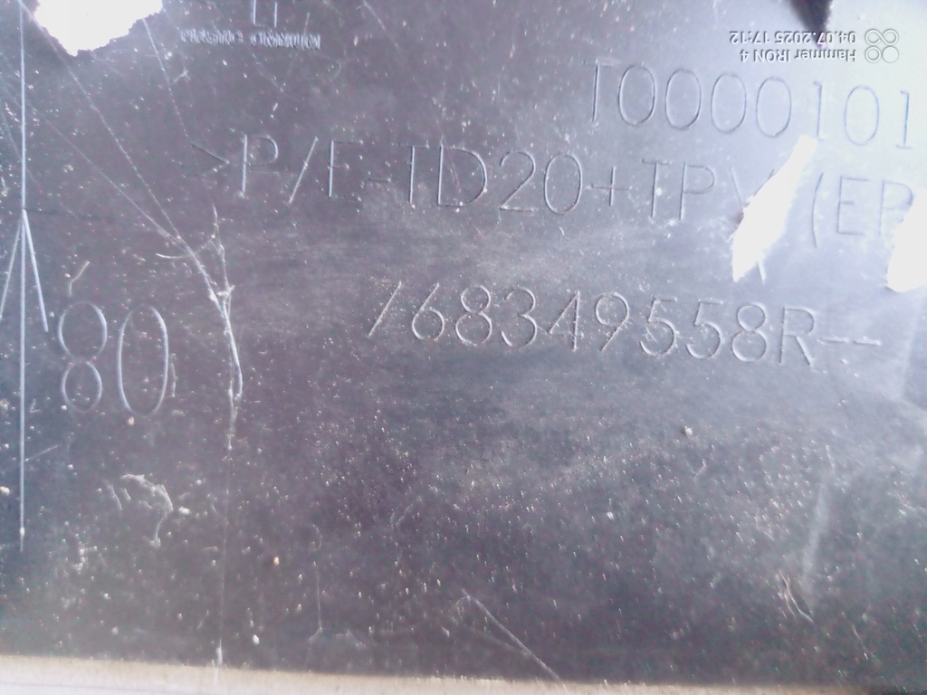 фото №6, Молдинг скло лобове права renault scenic iii колір ted69 768349558r