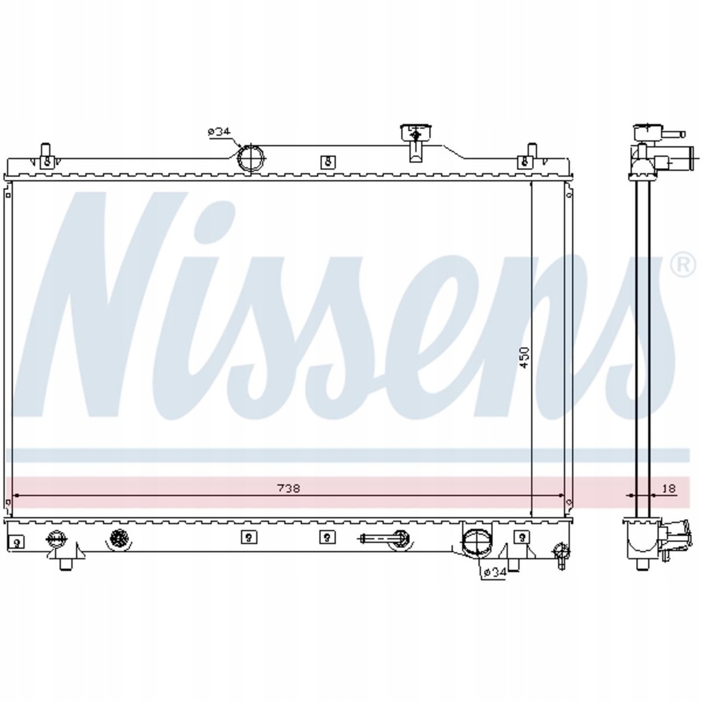 фото №1, Радіатор wody toyota previa ii 00-06 2.4