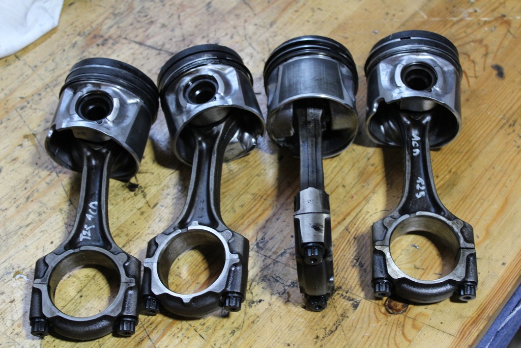 фото №11, Avensis t25 corolla verso ii 2.0 d4d 1cd шатун поршень комплект