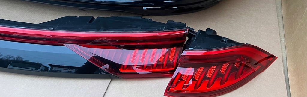 фото №8, Audi q8 4m8 s-line ly9t kompletny задня лампи matrix бампер кришка багажника вихлоп