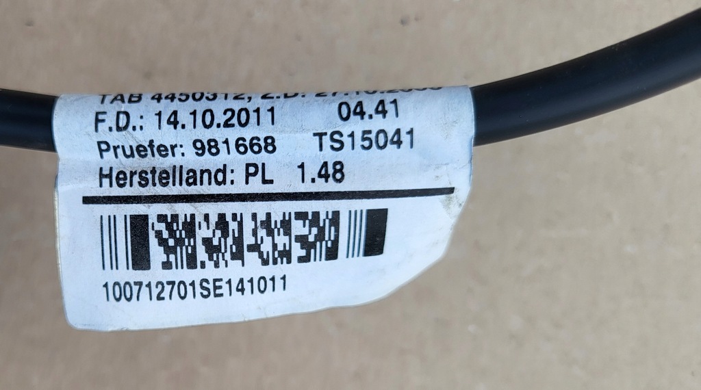 фото №11, Джгут електропроводка сидіння лівий перед датчик audi a5 8t a4 b8 8k оригінальний номер eu