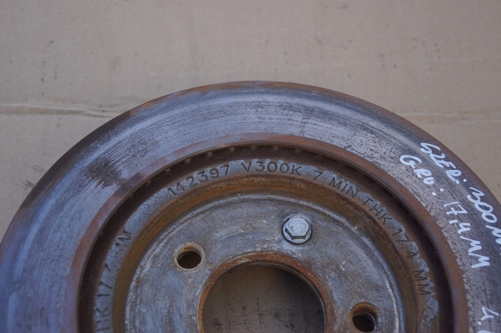 фото №8, Тормозные диски тормозные задняя ford mustang v 300mm