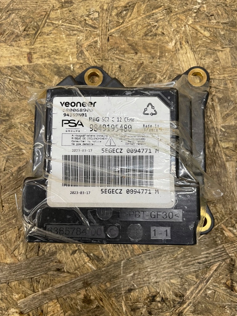 фото №1, Citroen c4 iii модуль датчик подушка безопасности 9849195480
