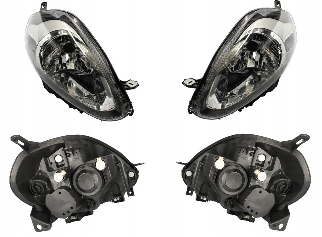 фото №1, Фара лампа fiat punto evo l+p 09- tyc