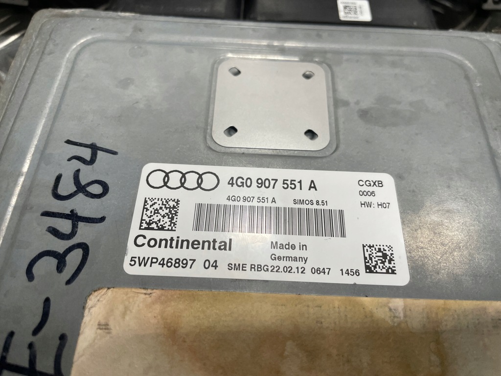 фото №7, Набір стартовий do запуску бортовий комп'ютер audi a6 c7 3.0 tfsi usa 4g0907551a