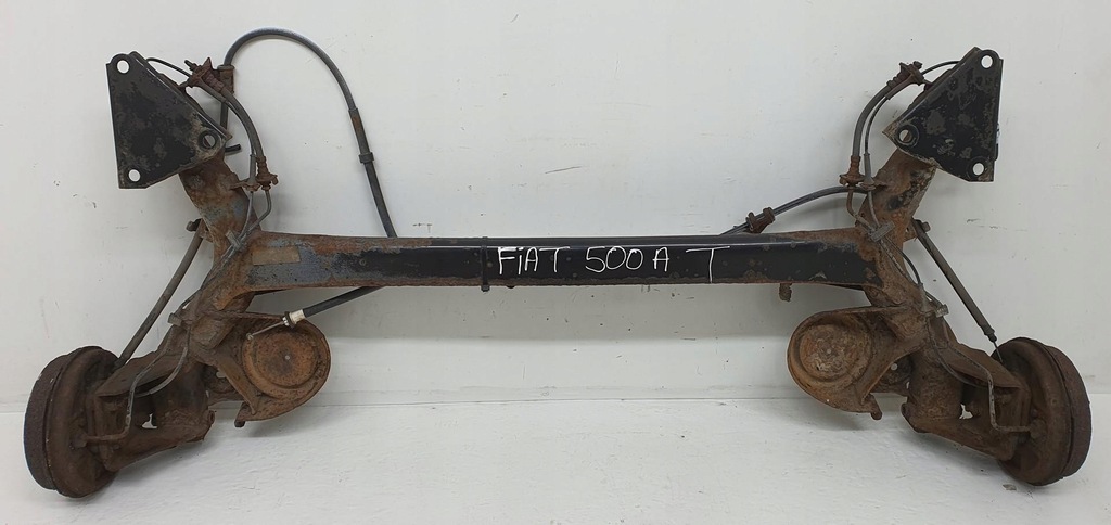 фото №1, Балка подвеска oś задняя задняя fiat 500 тормозные диски