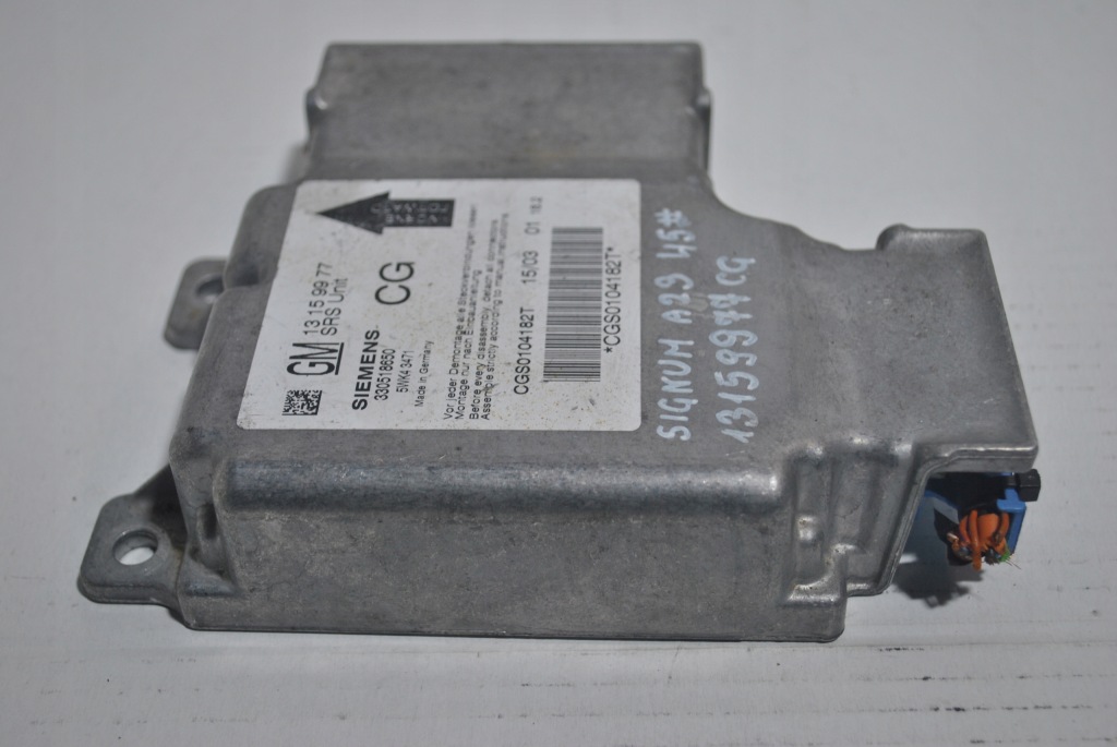 Датчик подушка безопасности модуль opel signum 13159977cg с Разборки