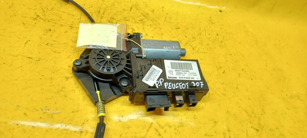 фото №8, Підйомник вікон el.prawy перед peugeot 307 9637130480