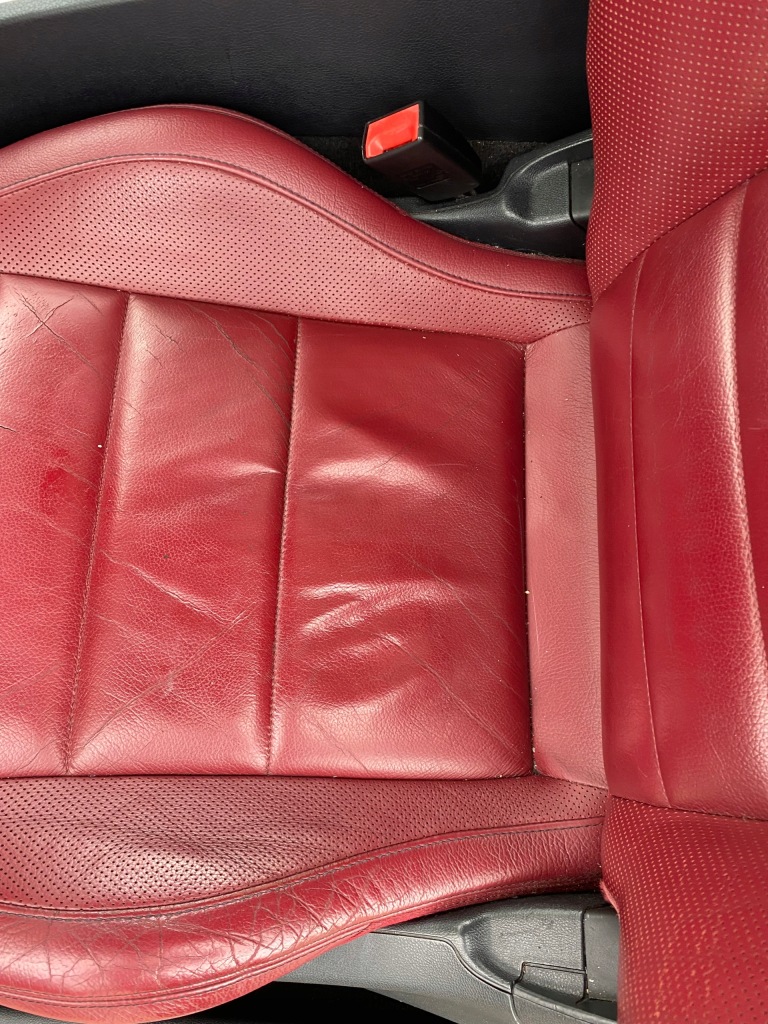 фото №10, W207 e400 c207 середина обивка czerwona amg сиденья заднее сиденье mercedes