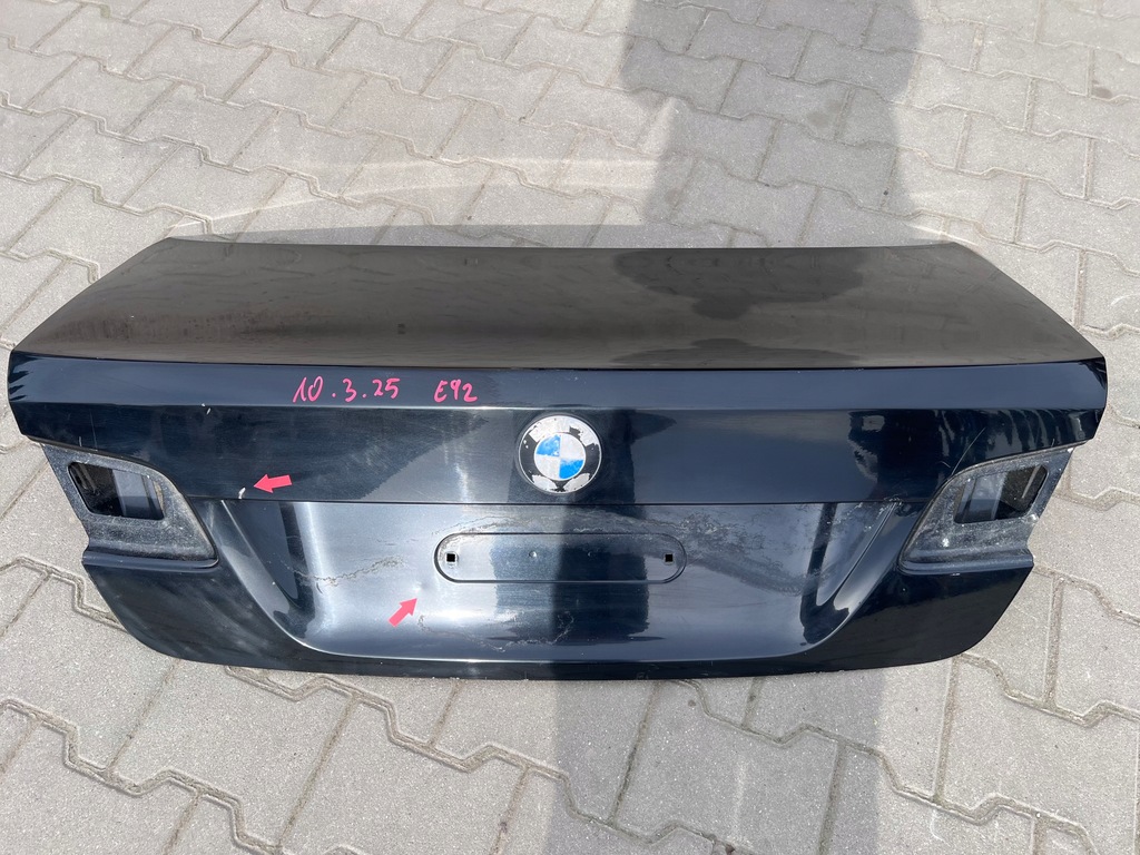 фото №1, Крышка багажника задняя задняя багажника bmw 3 e92