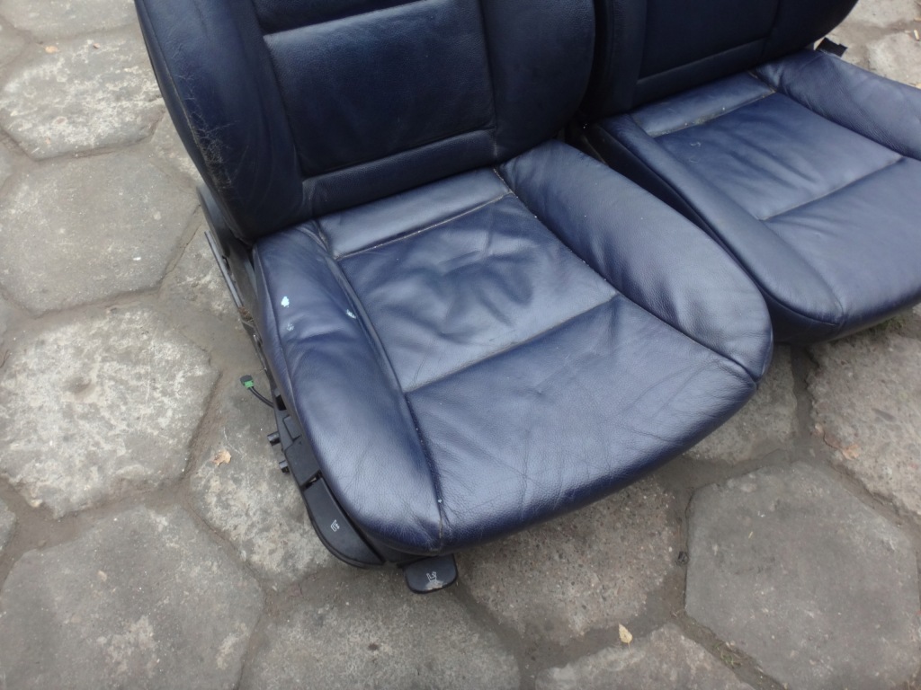 фото №4, Комплект сидений сиденья сиденья заднее сиденье задняя niebieska кожа bmw e60