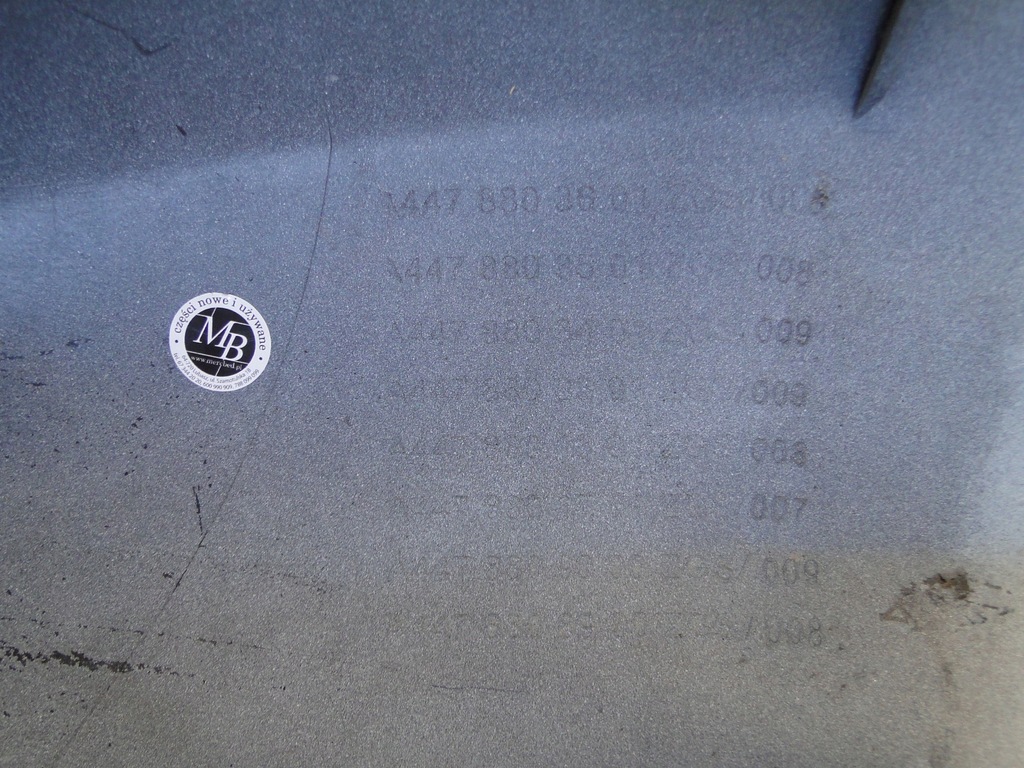 фото №12, Mercedes v klasa w447 447 lift бампер передний pts