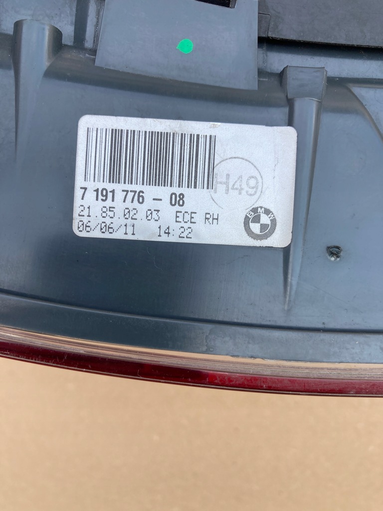 фото №9, Лампа задняя задняя левая правая bmw z4 e89 7191776-08