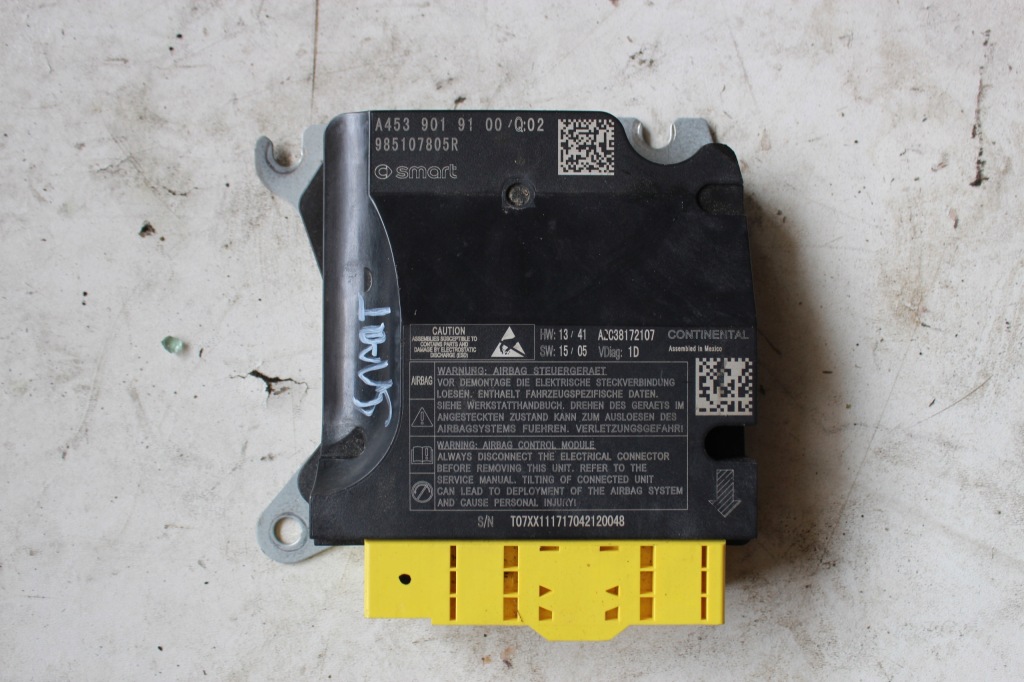 Купить Smart forfour ii 2014-.. a453 985107805r модуль датчик подушек воздушных