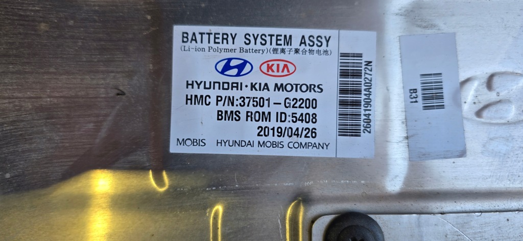 Купить Kia niro hyundai ioniq гибрид аккумулятор аккумулятор 37501-g2200 id5408