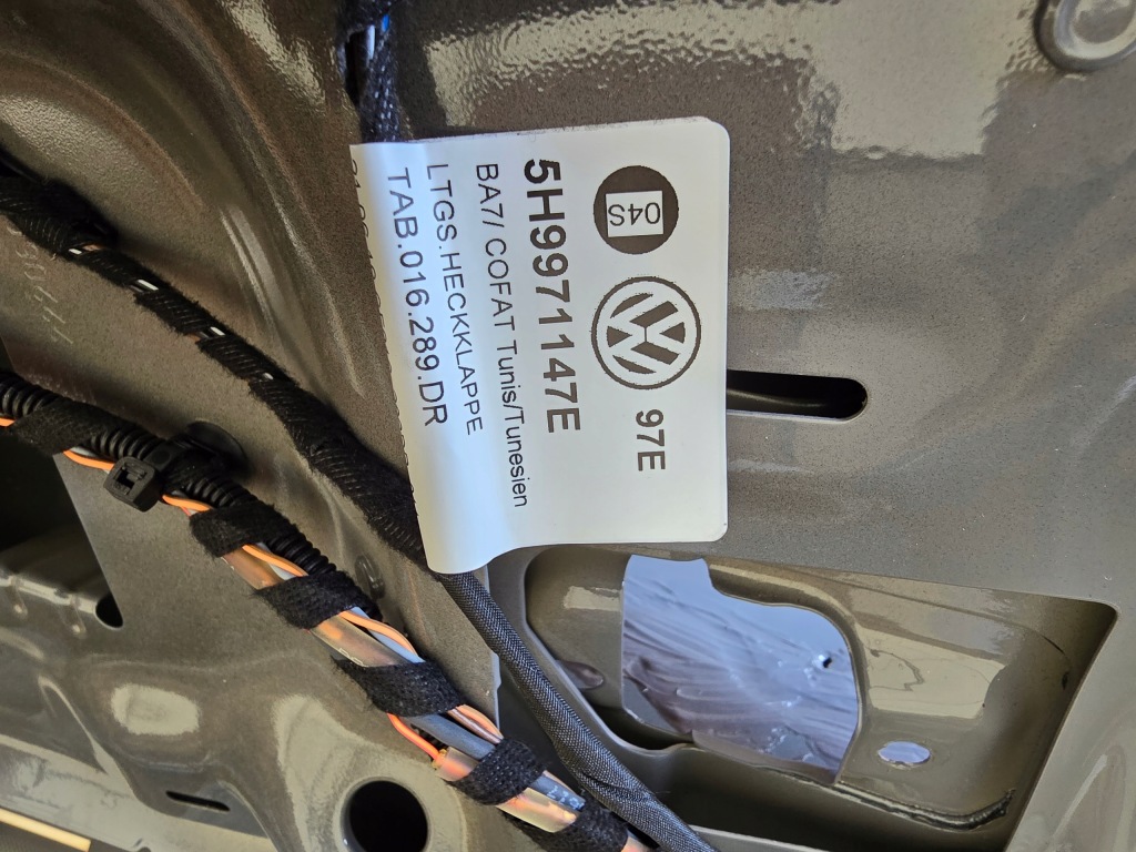 фото №15, Vw golf viii 8 крышка багажника багажника kombi la7c 5h9827159b nowa