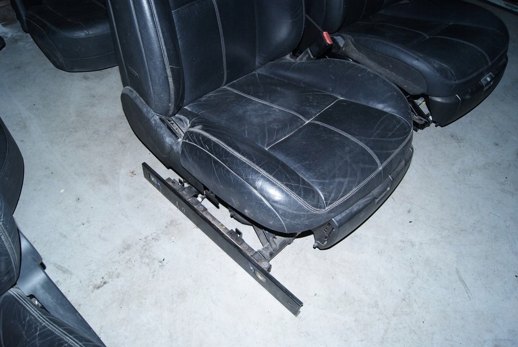 фото №7, Mercedes w221 сиденья сиденье заднее сиденье сиденья обивка кожа чёрные