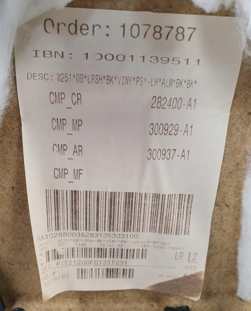 фото №8, Оббивка обшивка двері лівий задня mercedes r-kl w251