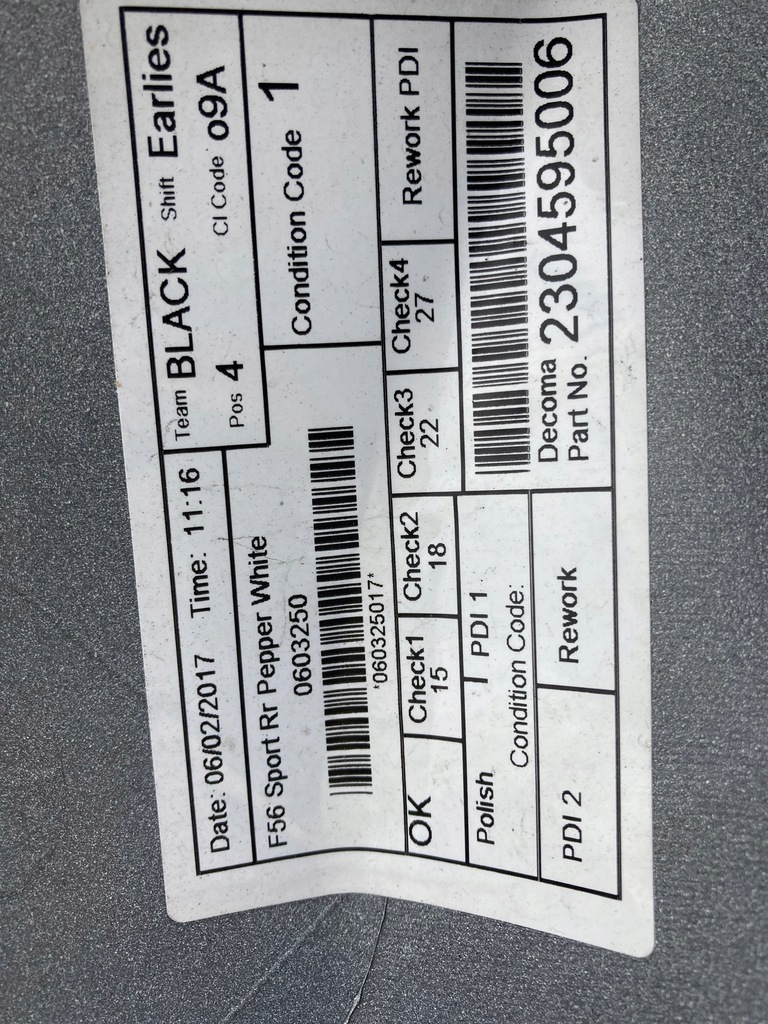 фото №9, Mini cooper f56 rr sport бампер задня