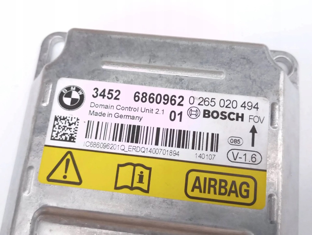 фото №5, Bmw f25 x3 модуль блок керування подушок подушка безпеки 6860962