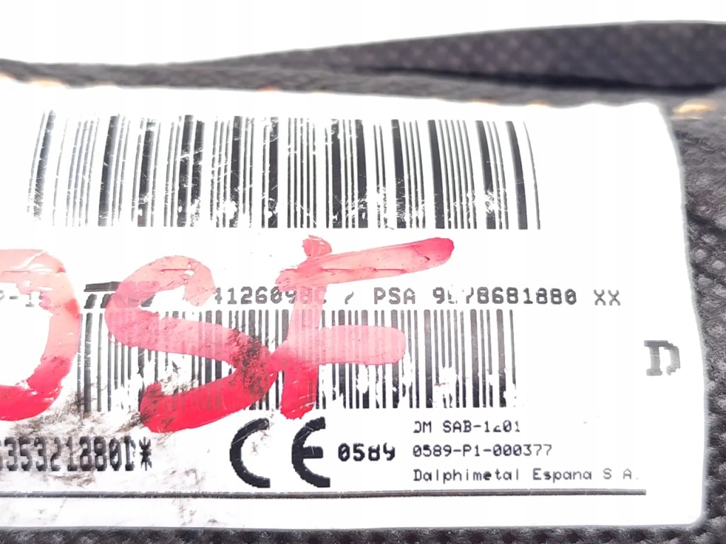 фото №7, Citroen c4 grand picasso подушка воздушная подушка безопасности сиденье перед prawidłowy