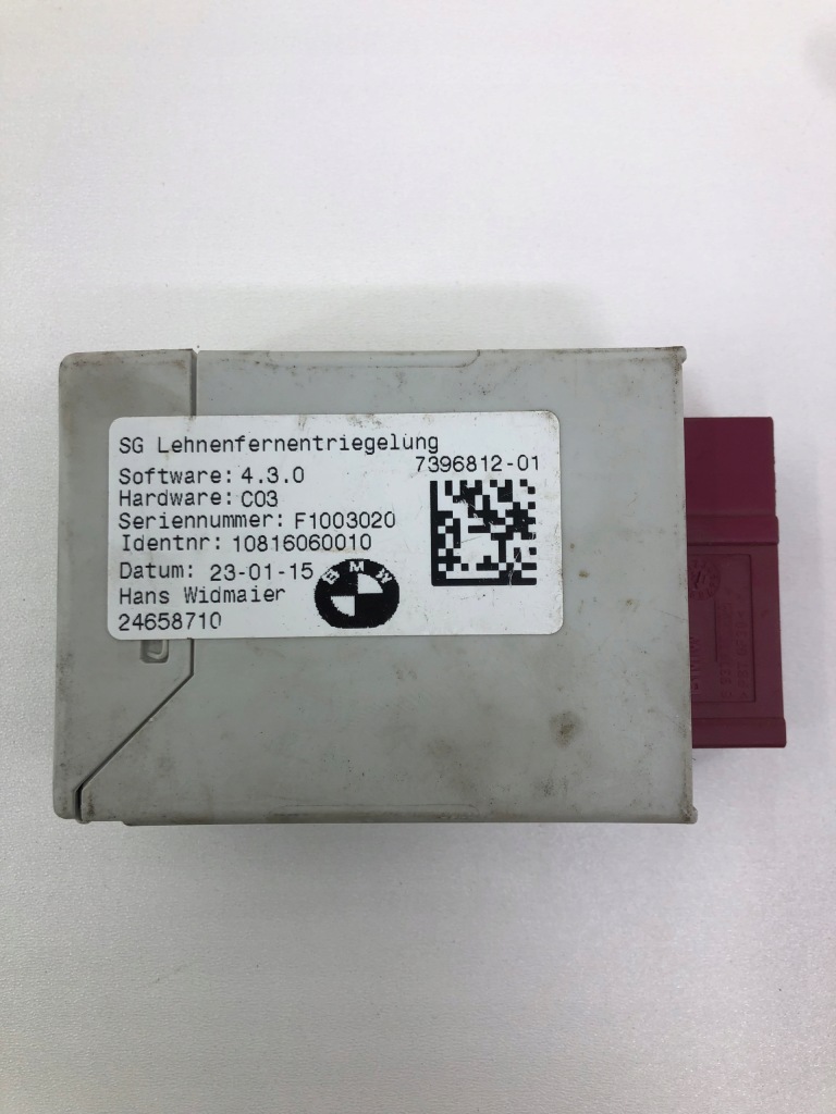 фото №1, Bmw f48 x1 модуль блок управления сиденье 7396812