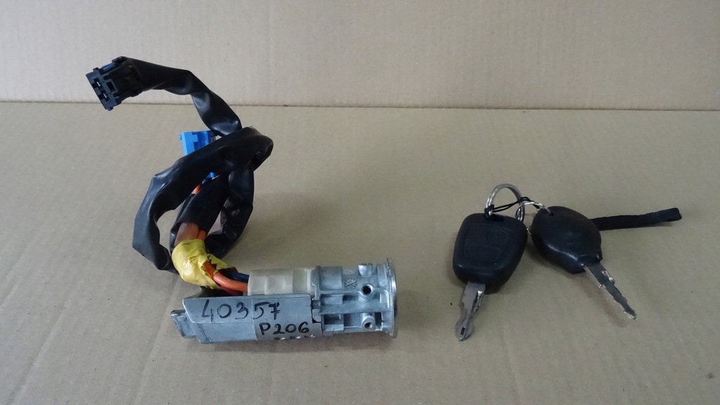 фото №1, Peugeot 206 замок зажигания ключ