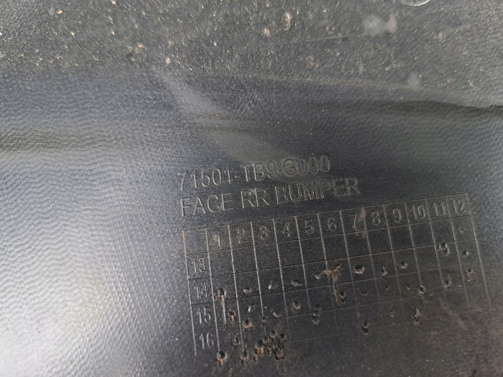 фото №10, Honda civic 9 ix lift kombi бампер задняя 71501-tb9