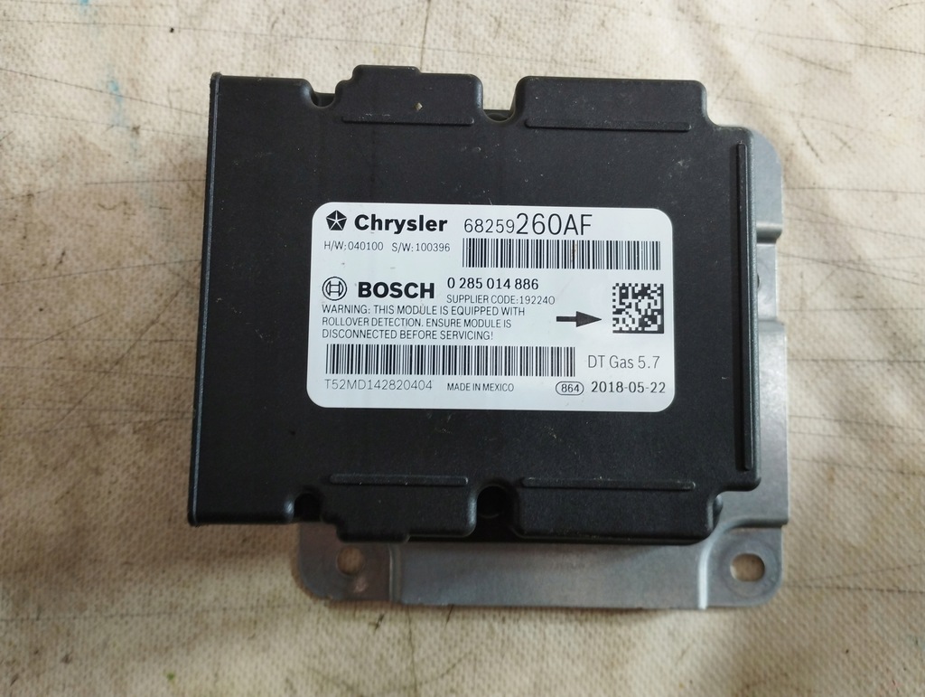 фото №1, Dodge ram 1500 19- модуль датчик подушек подушка безопасности usa