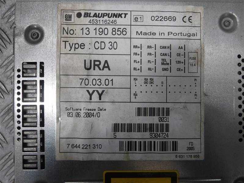 фото №3, Радио opel astra h iii