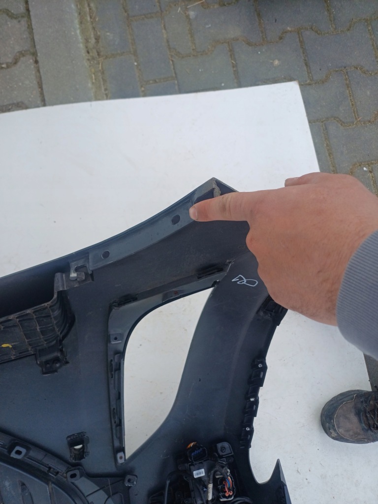 Hyundai kona ev рестайлинг  2020 - бампер перед Киев