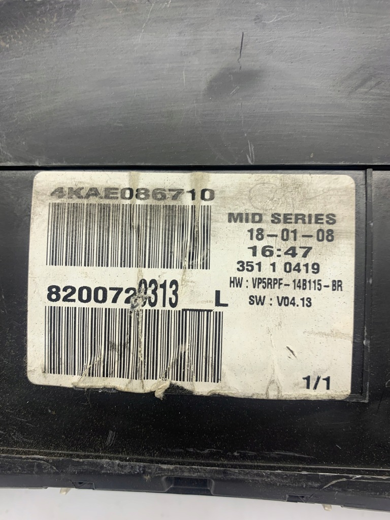 фото №5, Счетчик приборная панель 8200720313l renault