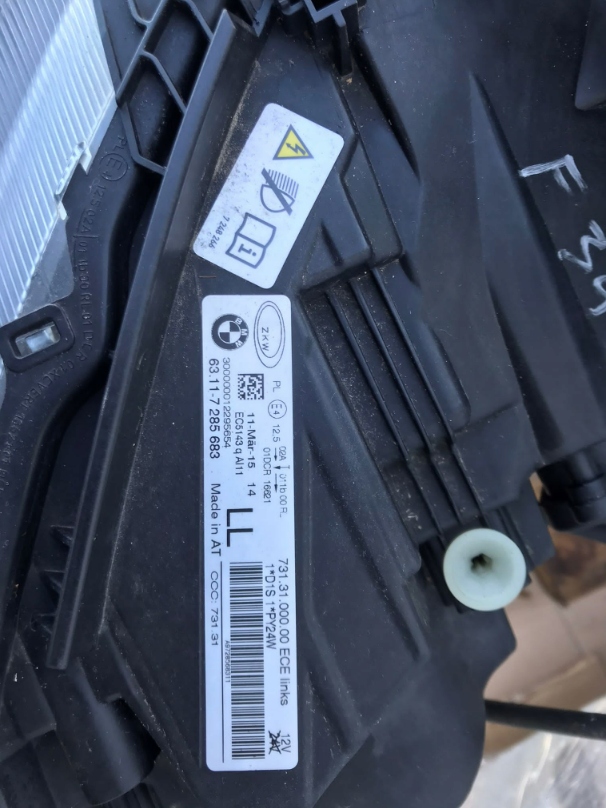 фото №7, Kompletny перед bmw 3-gt-f34 lak-a96