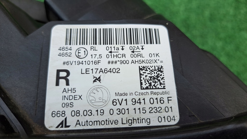 фото №5, Skoda fabia 3 iii lift 6v1 full led лампа передня kpl