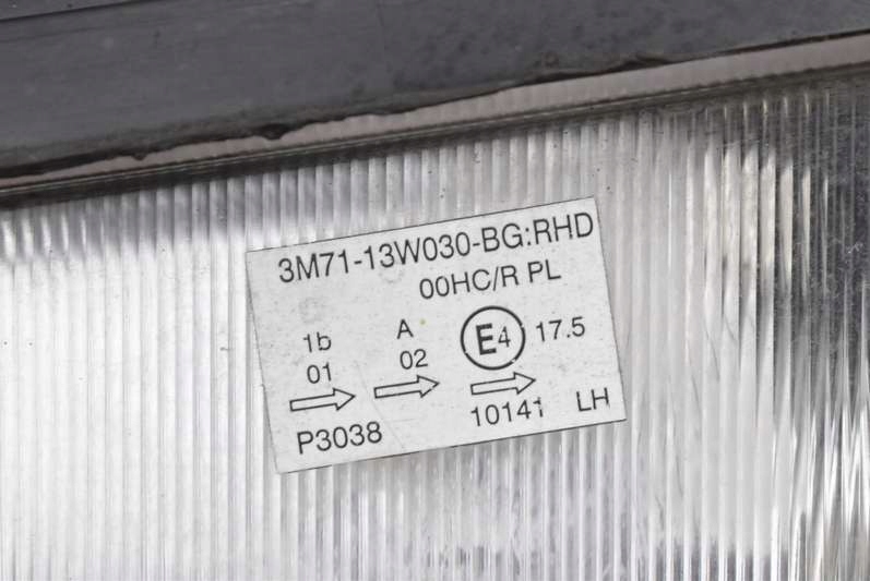 фото №8, Фара левый лампа перед eu 3m71-13w030-bg mazda 2 ii dy 03-05