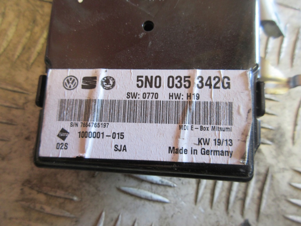 фото №3, Модуль блок керування інтерфейс інтерфейс toledo iv vw aux usb