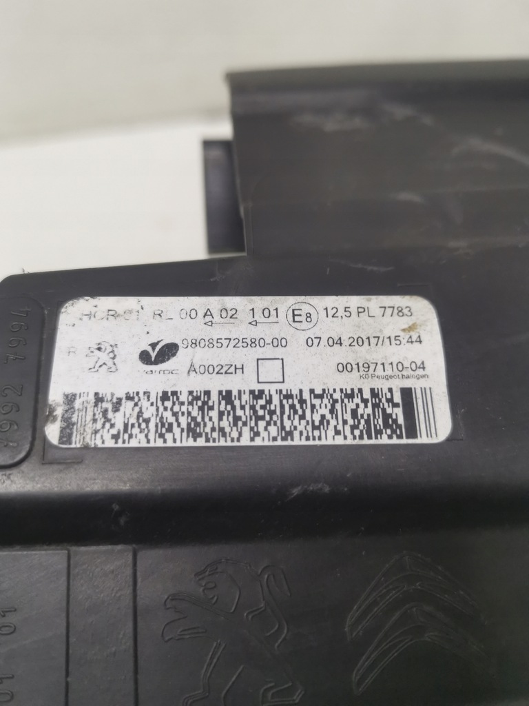 фото №9, Фара правый лампа peugeot expert 3 iii