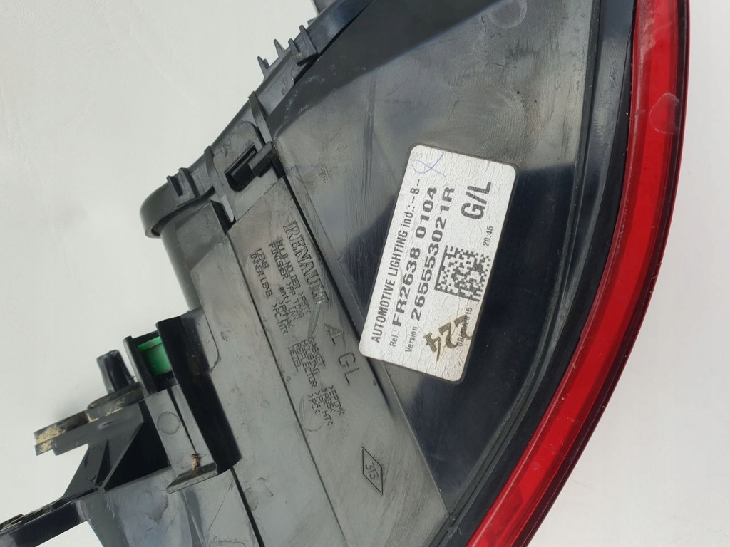 фото №8, Renault clio iv 12-16 лампа левый задняя w крыло