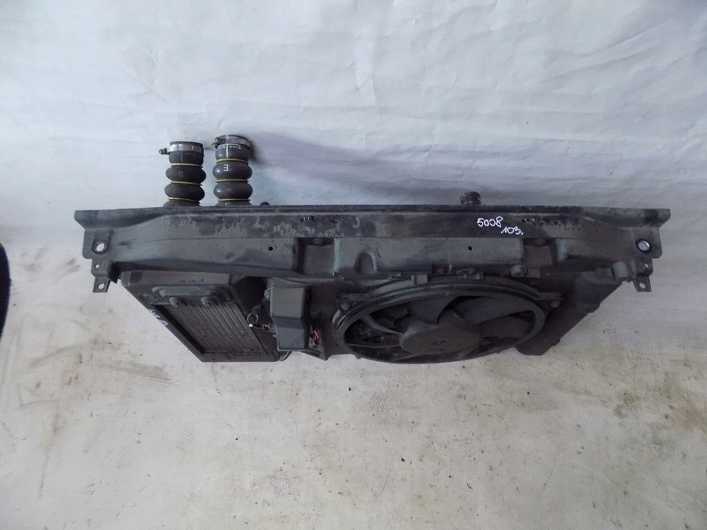 фото №8, Peugeot 5008 1.6 pas передній радіатор вентилятор