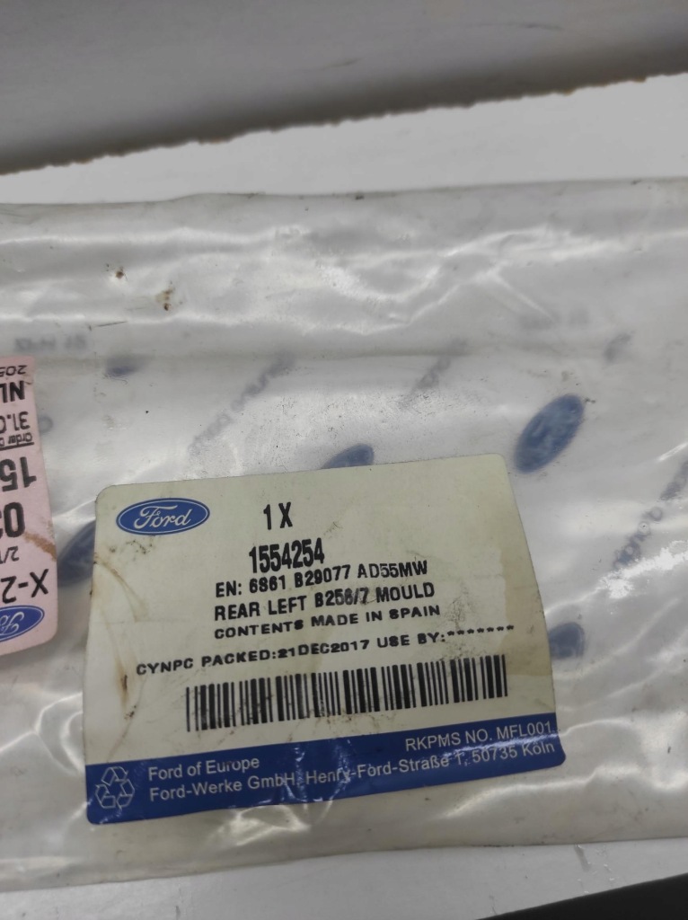 фото №4, Молдинг крила ліва задня ford fiesta mk6