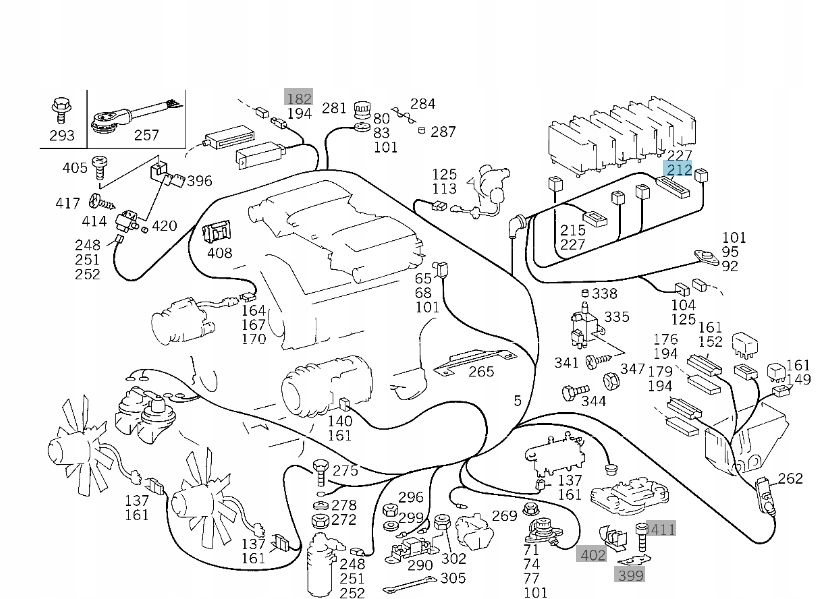 Купить Колодка корпус tulei wtykowej mercedes 0195459928